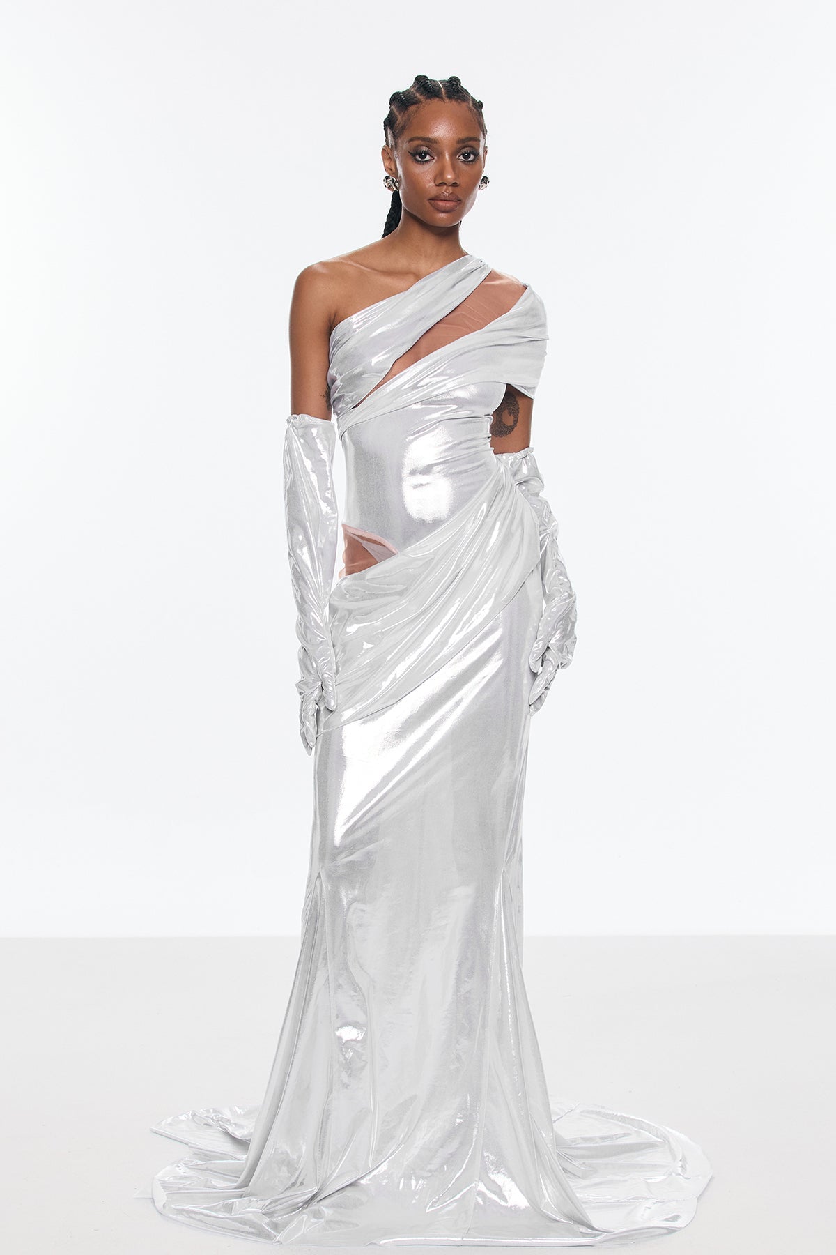 Benson One Shouder Cutout Maxi Dress