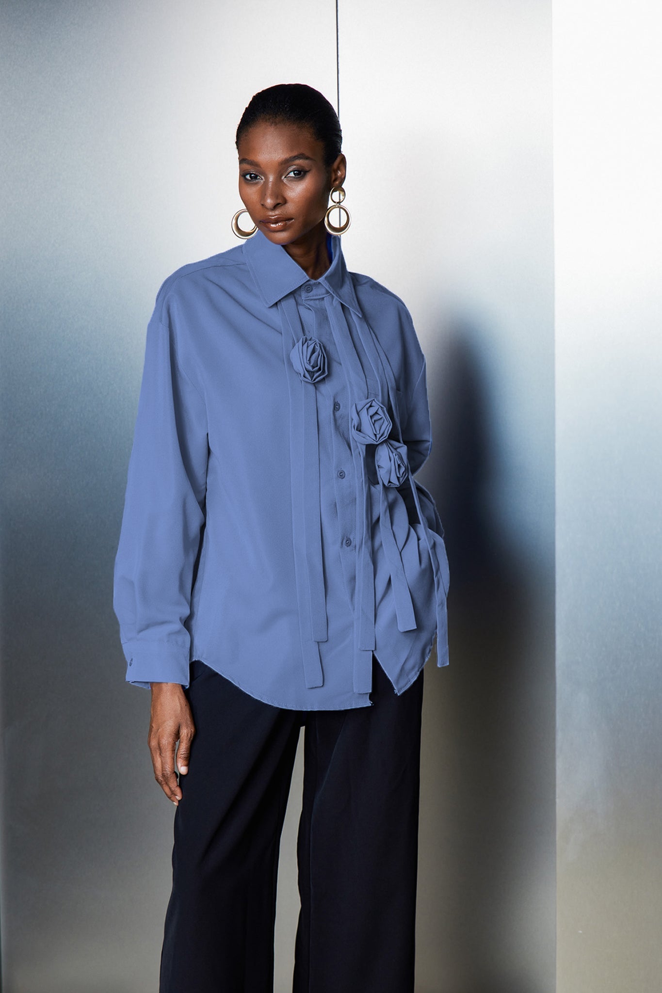 Castiel Flower Fringe Shirt