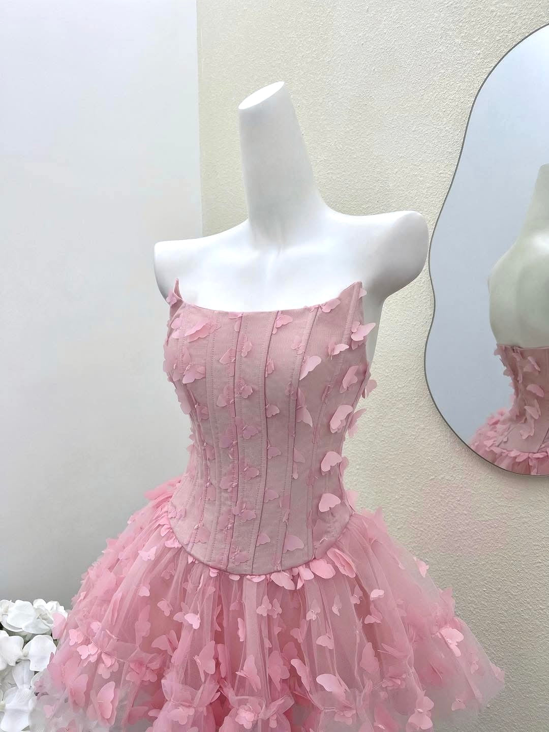 doreen Butterfly Corset Mini Dress