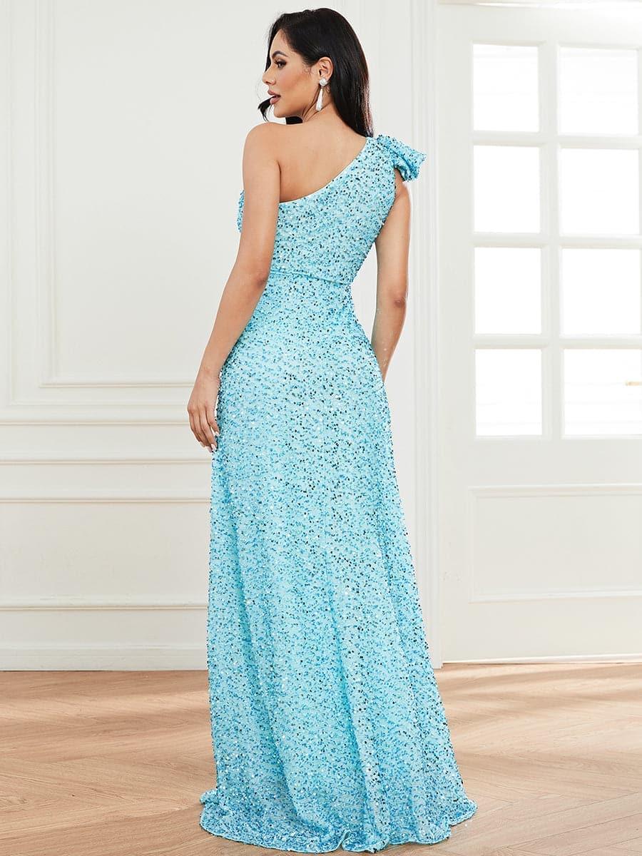 One Shoulder Prom Dress