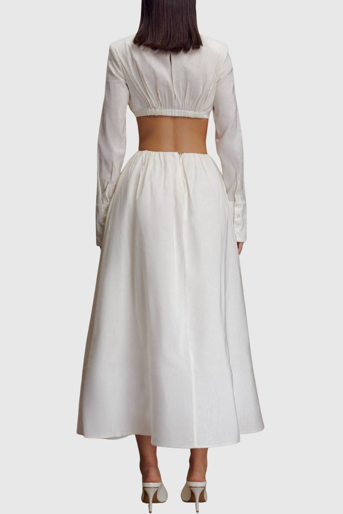 Rylea Gathered Cropped Top & Maxi Skirt Set