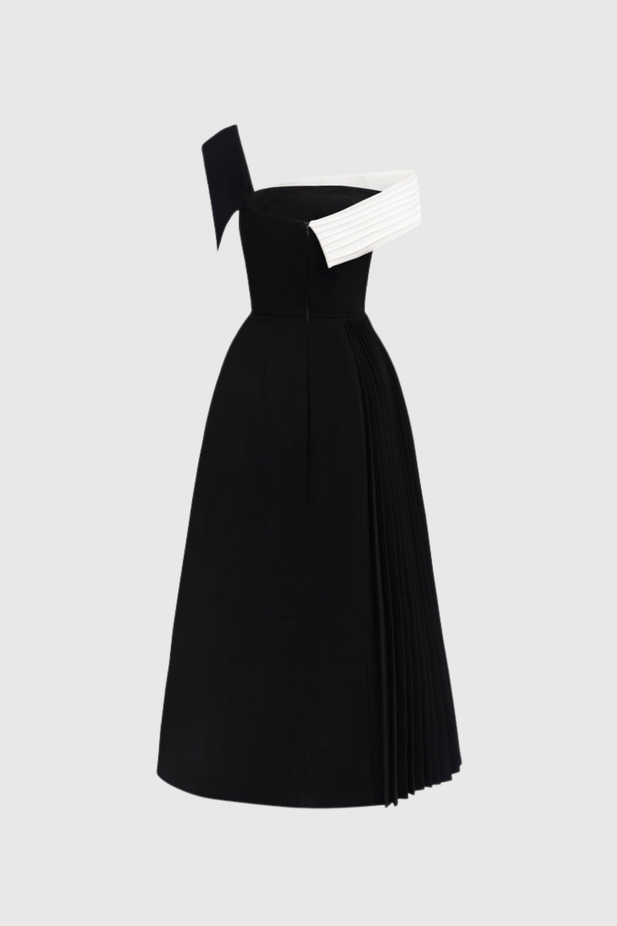 Ya Asymmetric Lapel Maxi Dress