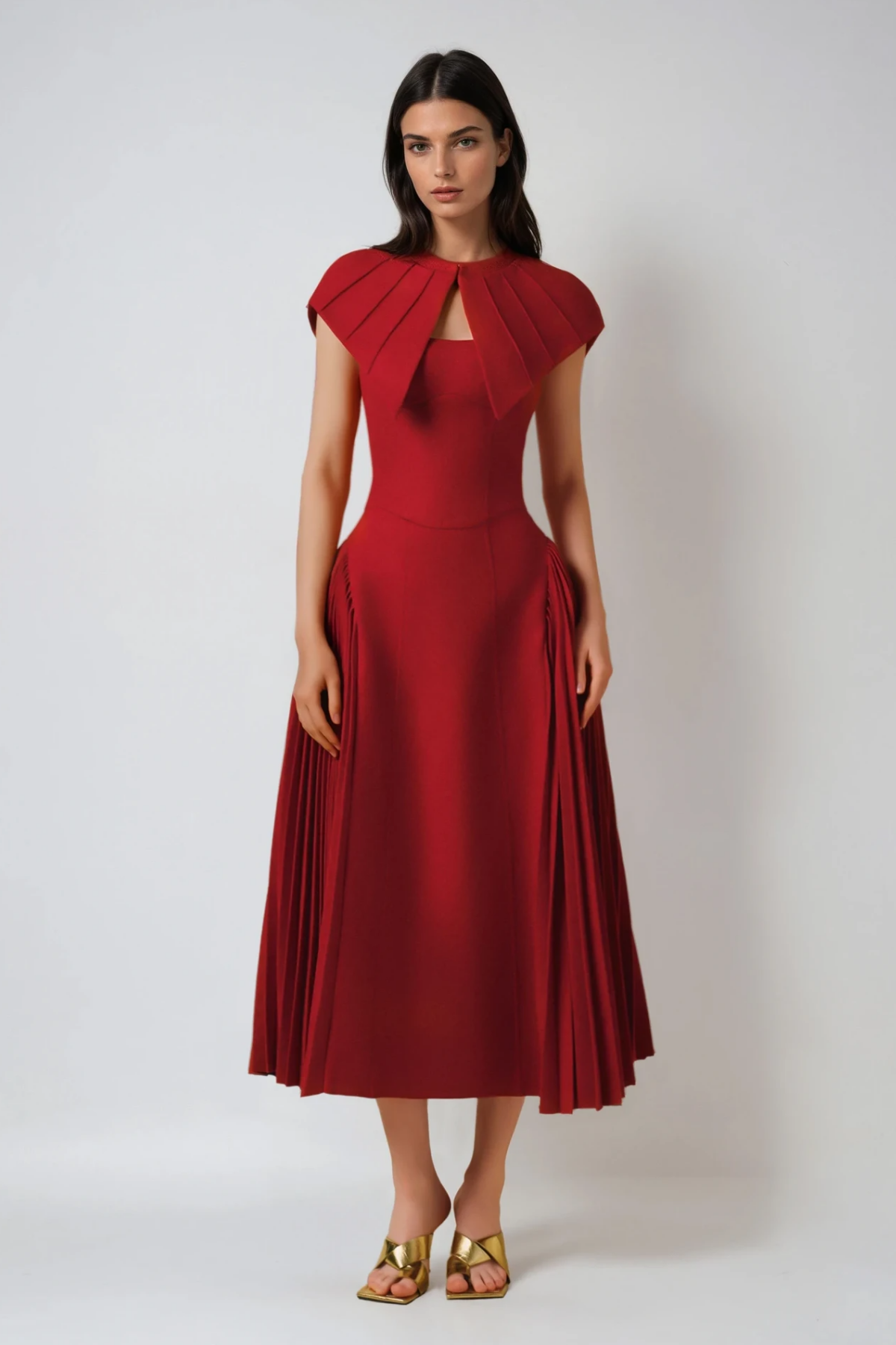 Yaara Shawl Ruch Deconstruct Maxi Dress