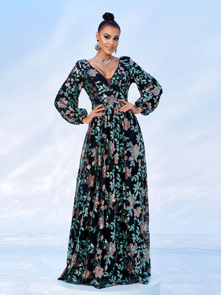 V-Neck Backless Tulle Apricot Prom Dress - Stylish beautiful dress for special occasions | Buy Online