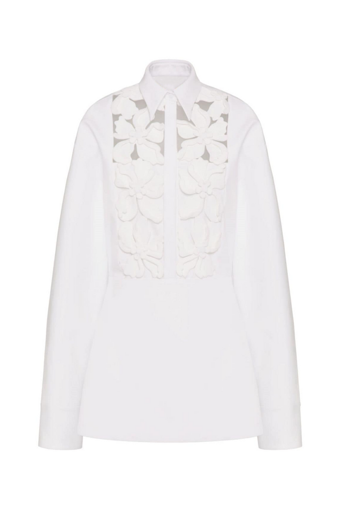 Stylish beautiful dress | Juliete Floral Cutout Long Sleeves Shirtdress - Ideal for special occasions