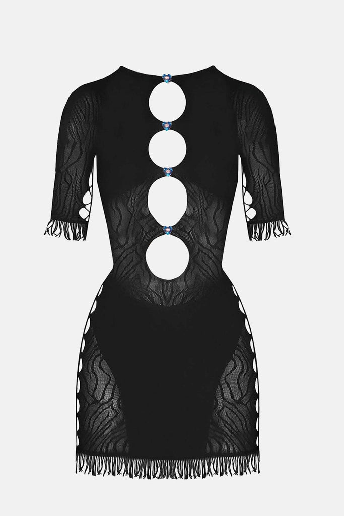 Stylish beautiful dress | Alannah Hollow Shapewear Mini Dress - Ideal for special occasions