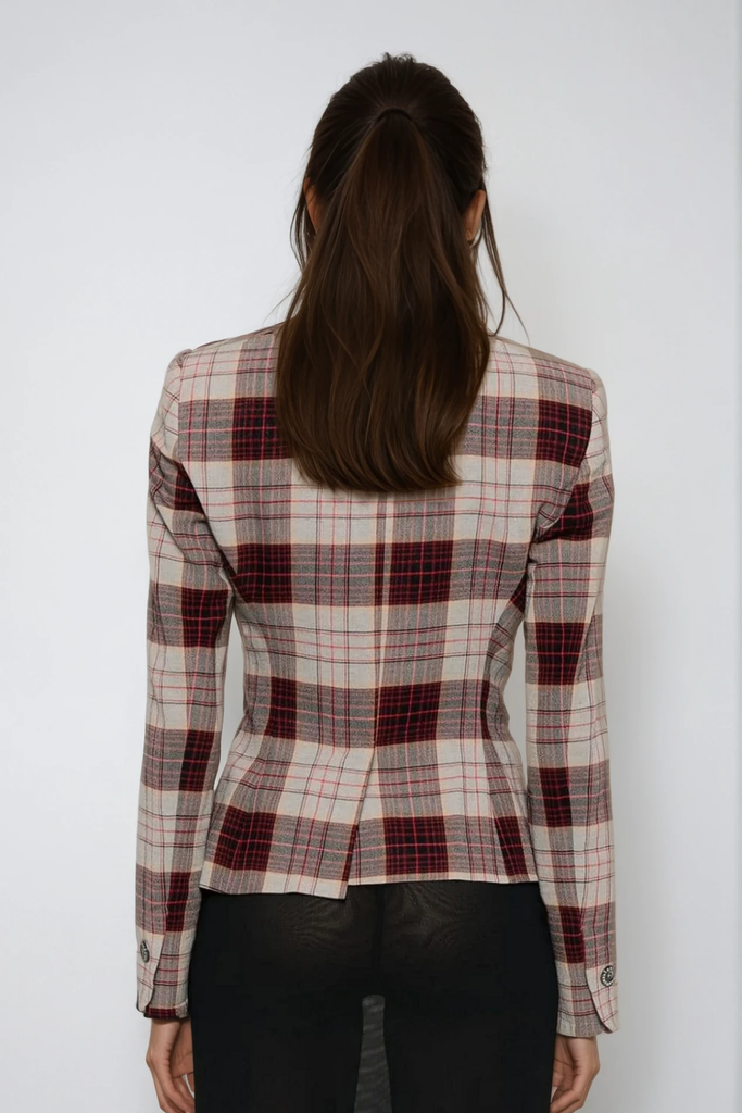 Shop  beautiful dress - Perfect for special occasions | Dashawn Grid Lapel Jacket