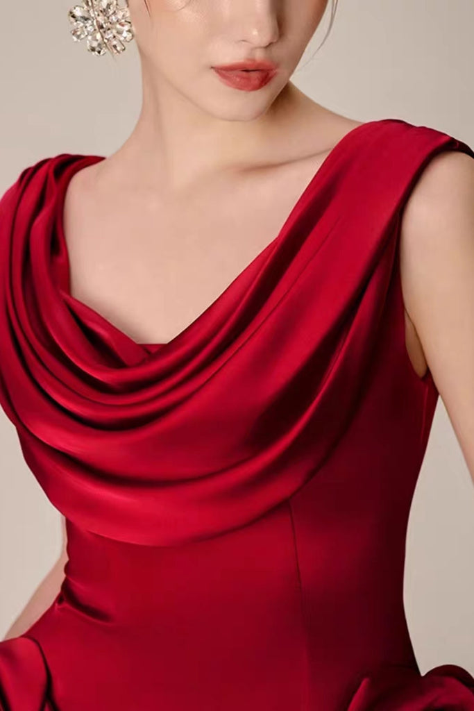 Shop  beautiful dress - Perfect for special occasions | 3d flower Pleated Sleeveless Mini Dress