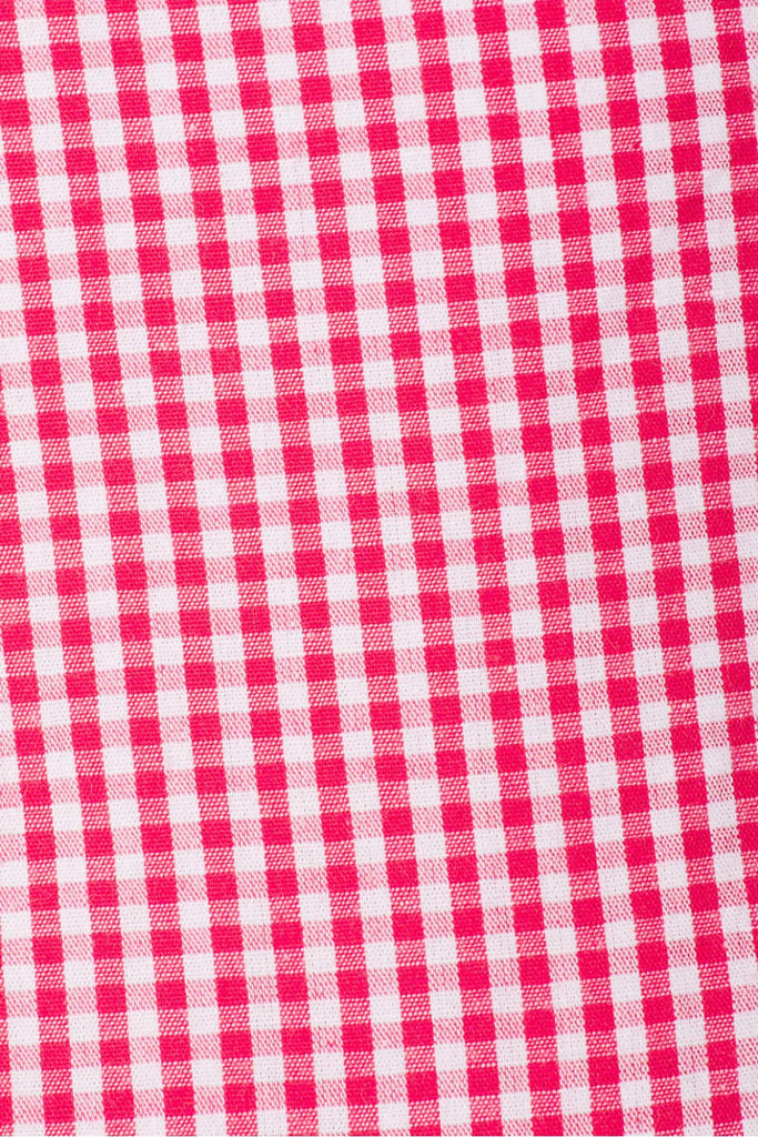 Stylish pink dress | joyce grid strap mini dress in pink - Ideal for special occasions