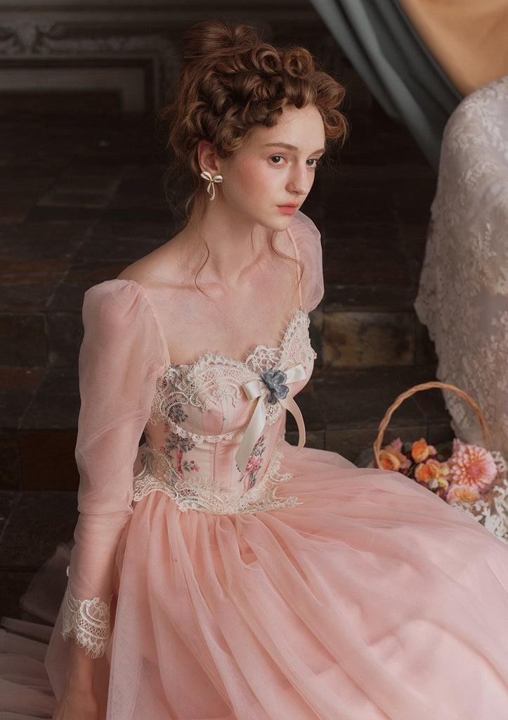 Annalise Long Sleeve Corset Dress - Stylish beautiful dress for special occasions | Buy Online