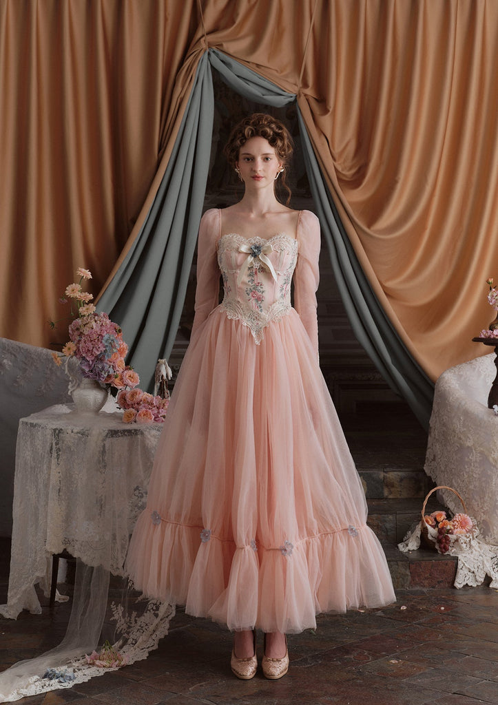 Shop  beautiful dress - Perfect for special occasions | Annalise Long Sleeve Corset Dress