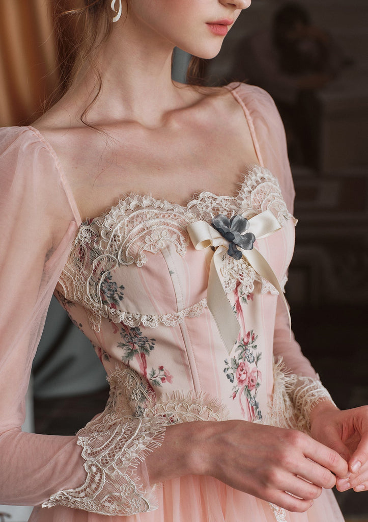 Shop  beautiful dress - Perfect for special occasions | Annalise Long Sleeve Corset Dress