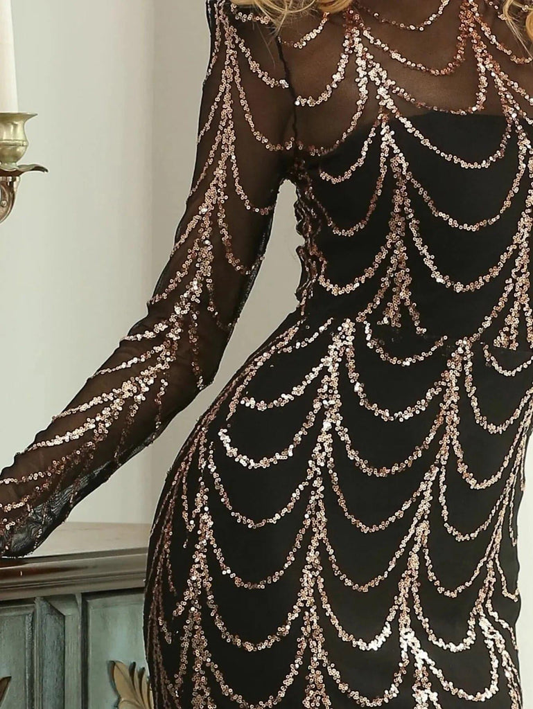 Shop  beautiful dress - Perfect for cocktail | See-through Ripple Cocktail Dress