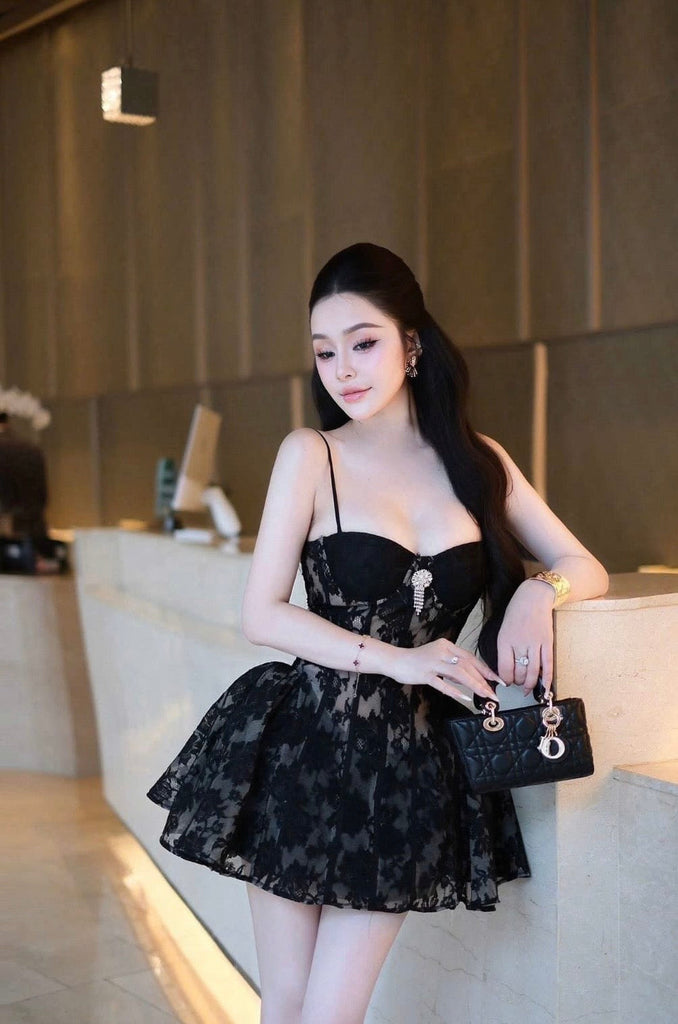 Stylish beautiful dress | Camilla Corset Lace Mini Dress - Ideal for special occasions