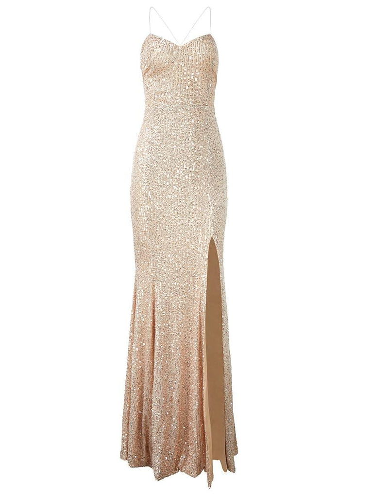 Lace Up Sequin Prom Dress - Stylish beautiful dress for special occasions | Buy Online