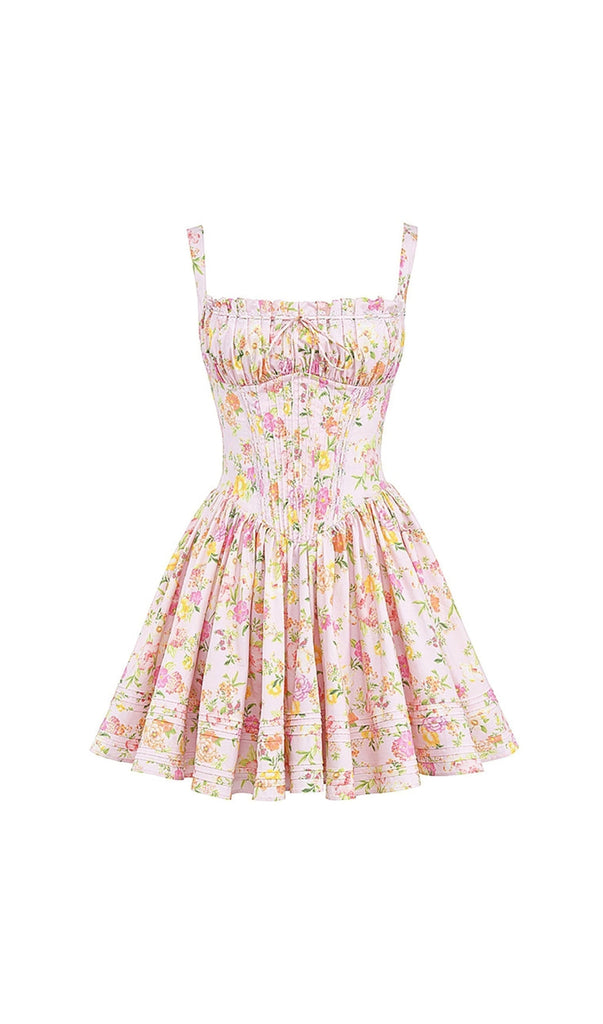 Shop  beautiful dress - Perfect for special occasions | FLORAL PRINTED COTTON MINI DRESS