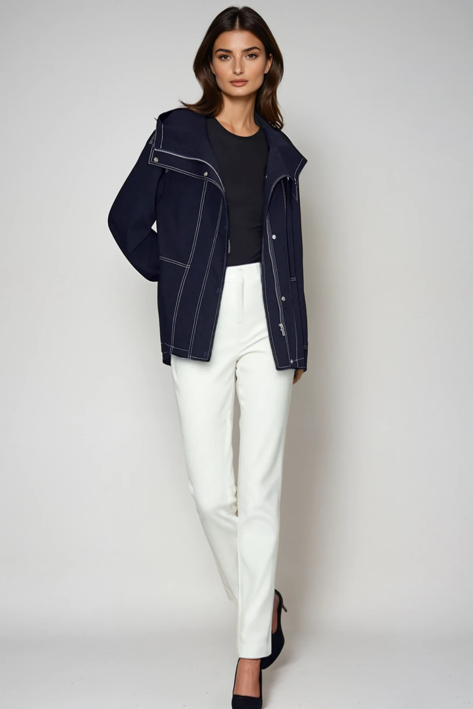 Shop  beautiful dress - Perfect for special occasions | Daud Hooded Denim Jacket