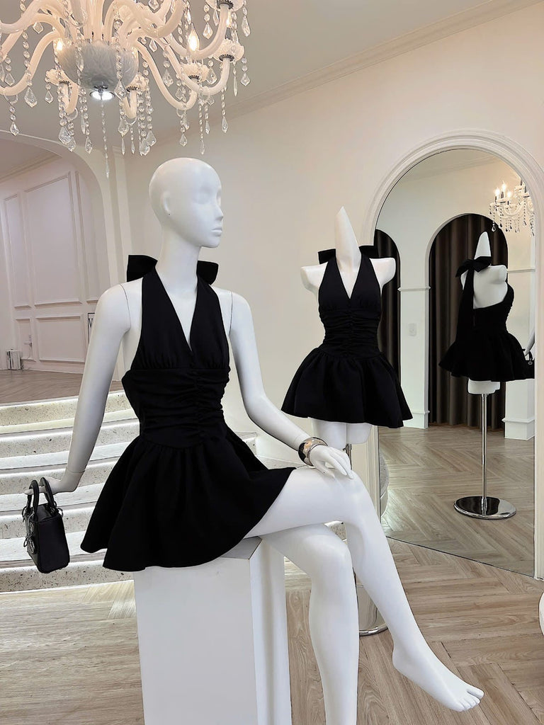 Rizza Halter Mini Dress - Stylish beautiful dress for special occasions | Buy Online