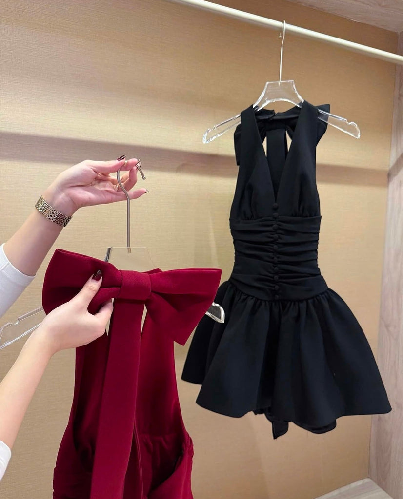 Stylish beautiful dress | Rizza Halter Mini Dress - Ideal for special occasions