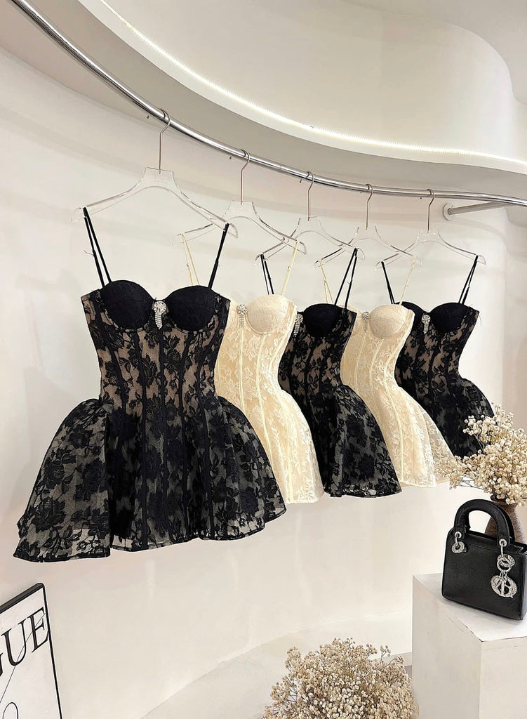 Shop  beautiful dress - Perfect for special occasions | Camilla Corset Lace Mini Dress