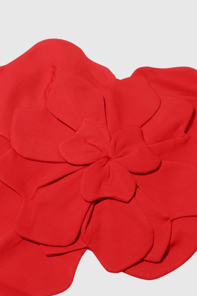 Shop  red dress - Perfect for special occasions | Amiri Flower Off Shoulder Top In Red