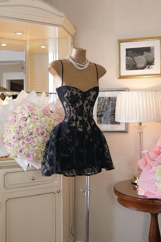 Stylish beautiful dress | Alessia Lace Mini Dress - Ideal for special occasions