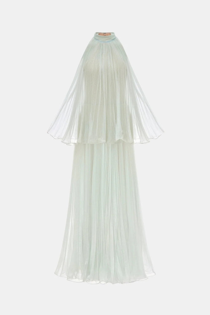 Shop  beautiful dress - Perfect for special occasions | georgia Sleeveless Pleated Maxi Dress - Mint