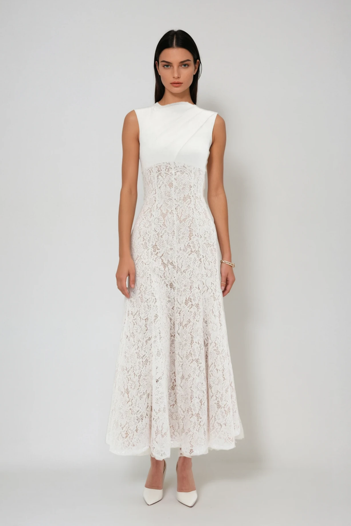 Shop  beautiful dress - Perfect for special occasions | Daryna Sleeveless Lace Maxi Dress