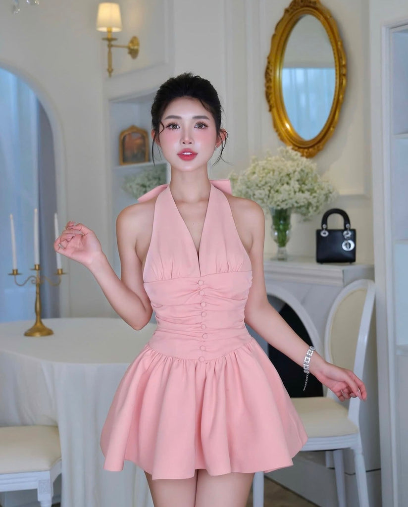 Rizza Halter Mini Dress - Stylish beautiful dress for special occasions | Buy Online