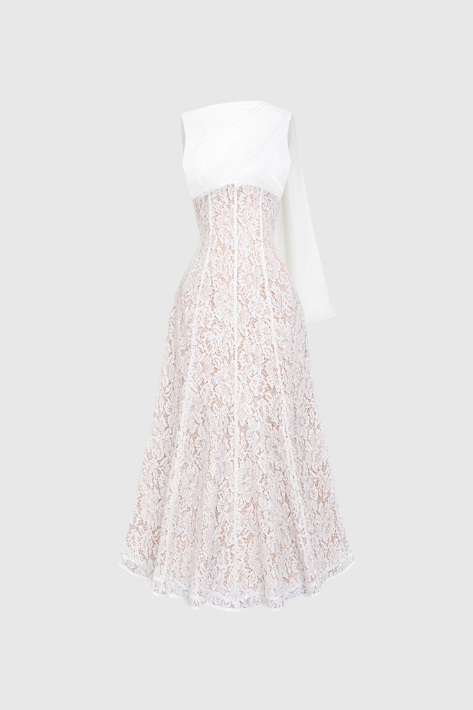 Daryna Sleeveless Lace Maxi Dress - Stylish beautiful dress for special occasions | Buy Online
