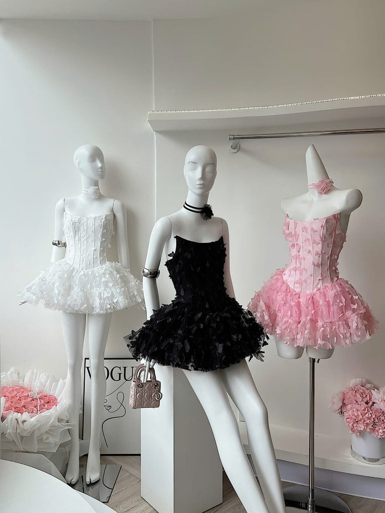 Stylish beautiful dress | doreen Butterfly Corset Mini Dress - Ideal for special occasions