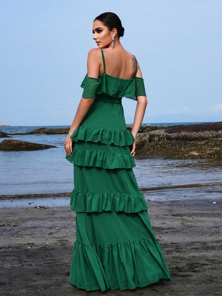 Shop  beautiful dress - Perfect for special occasions | Ruffled Chiffon Vacation Dress