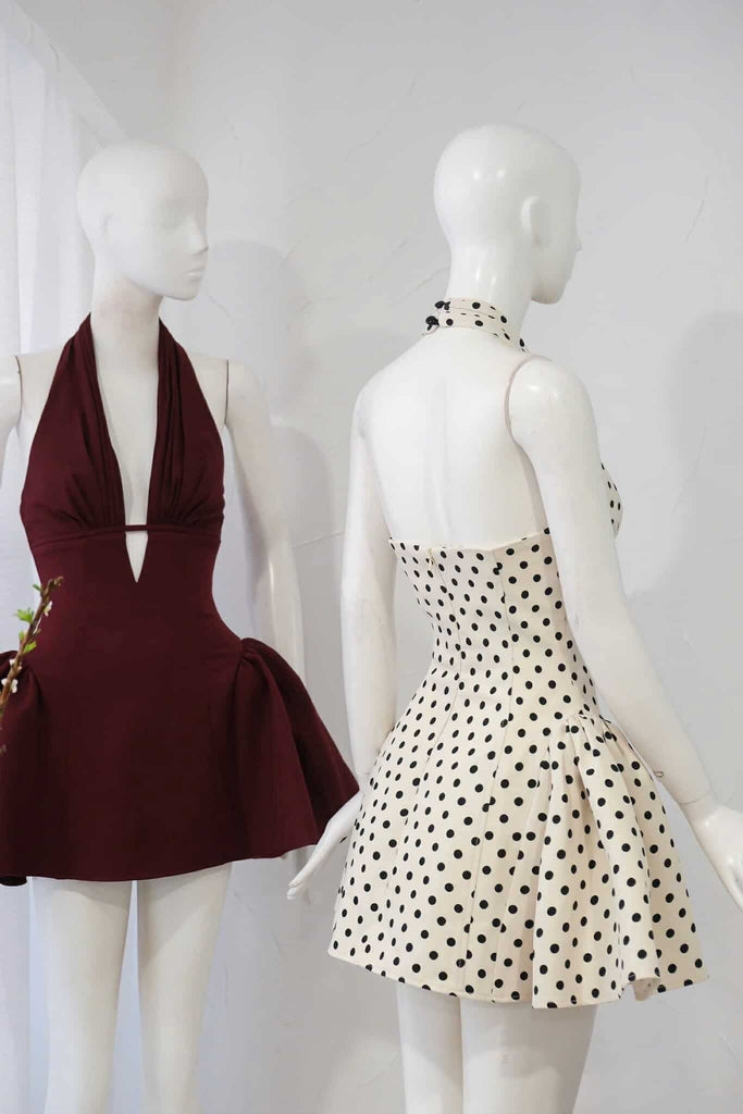 Shop  beautiful dress - Perfect for special occasions | Tiffany Plunge Dot Mini Dress