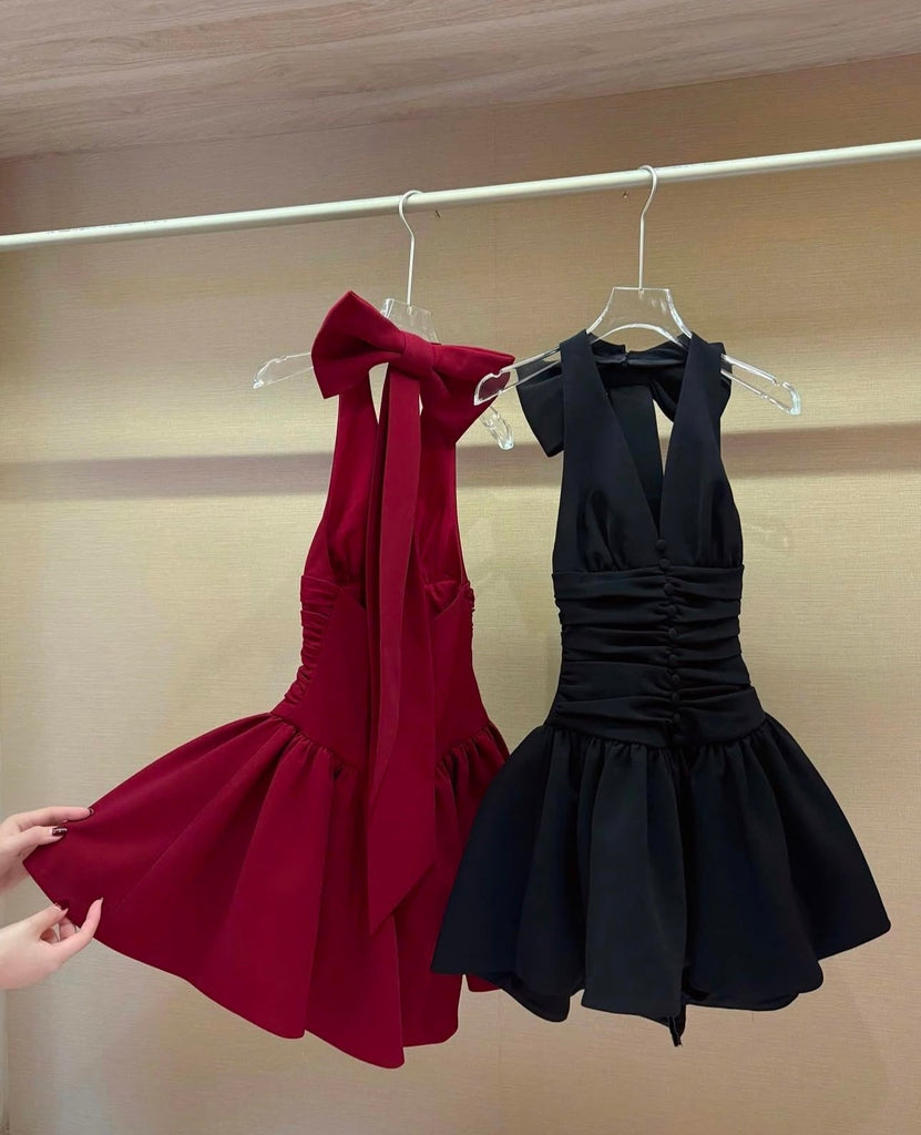 Stylish beautiful dress | Rizza Halter Mini Dress - Ideal for special occasions