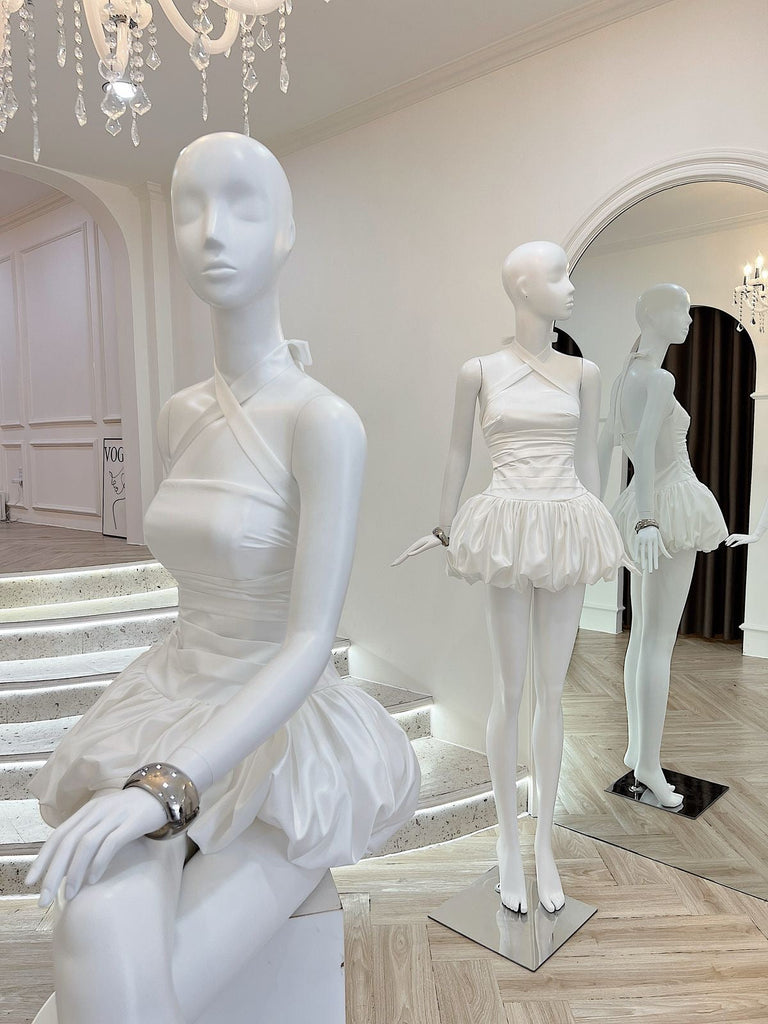 Shop  beautiful dress - Perfect for special occasions | Rosetta Halter Bubble Mini Dress