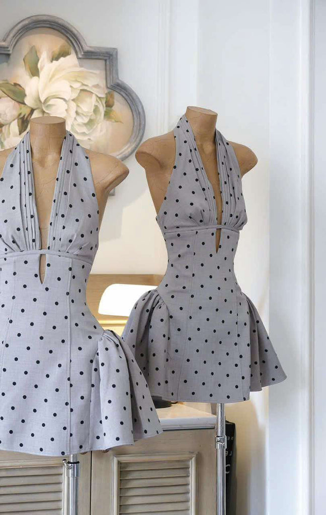 Shop  beautiful dress - Perfect for special occasions | Tiffany Plunge Dot Mini Dress
