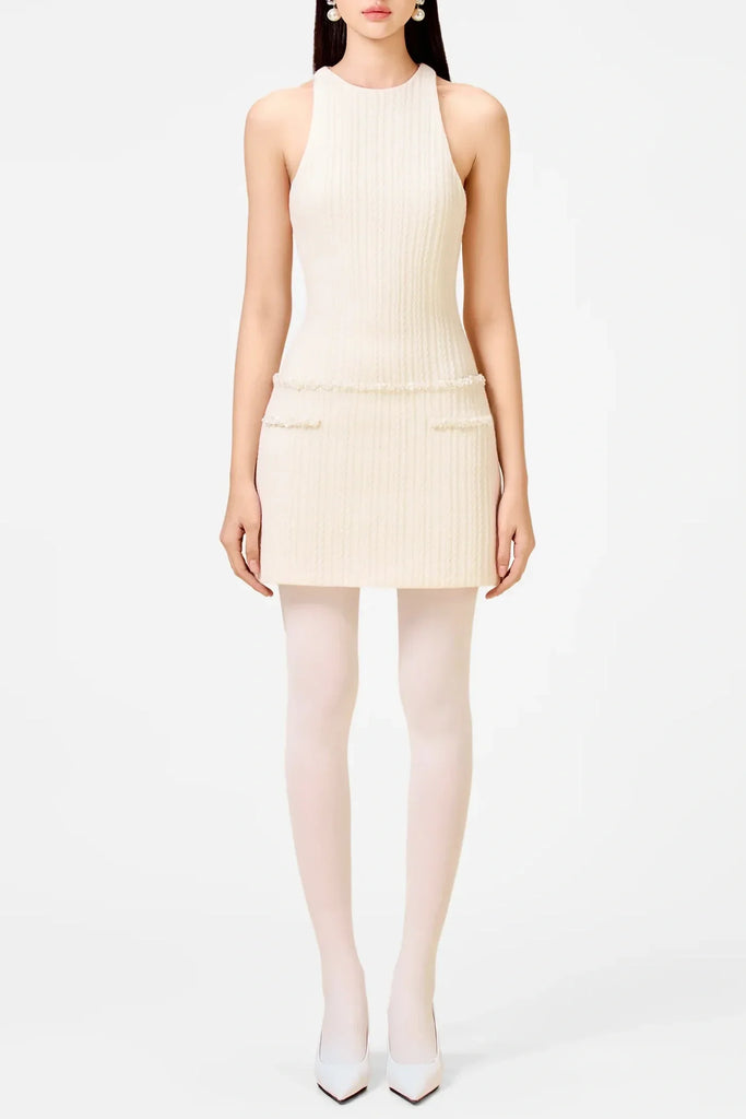 Shop  beautiful dress - Perfect for special occasions | charlotte Sleeveless Beaded Embellished  Knit Mini Dress