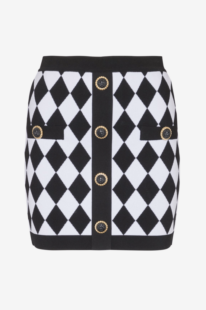 Shop  beautiful dress - Perfect for special occasions | Abiga Diamond Jacquard Knit Skirt