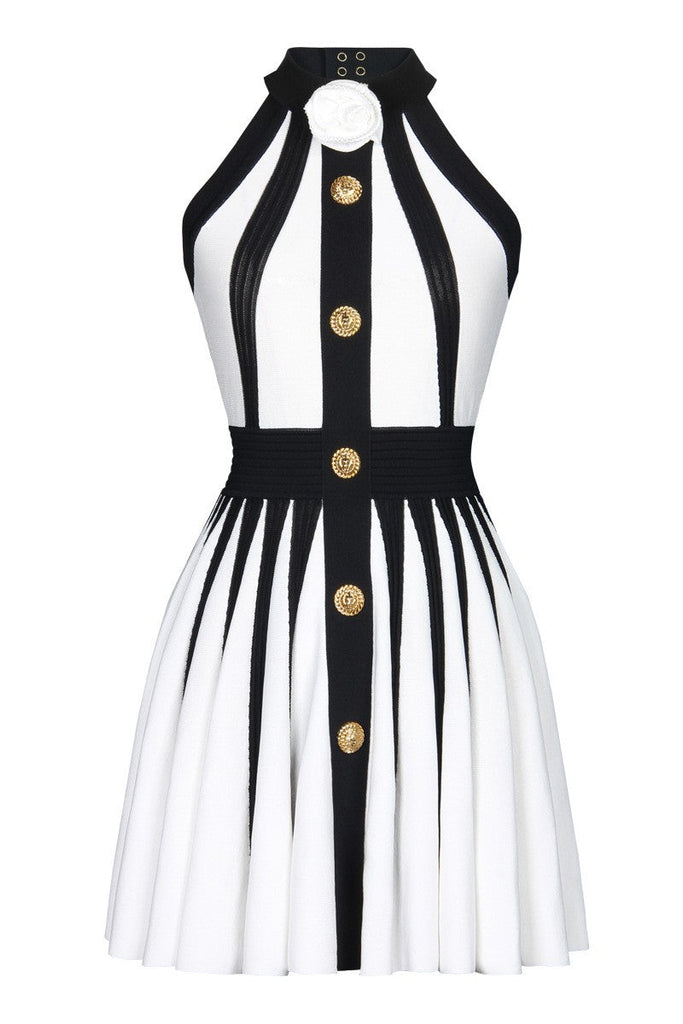 Stylish beautiful dress | Adelya Rose Halter Knit Mini Dress - Ideal for special occasions