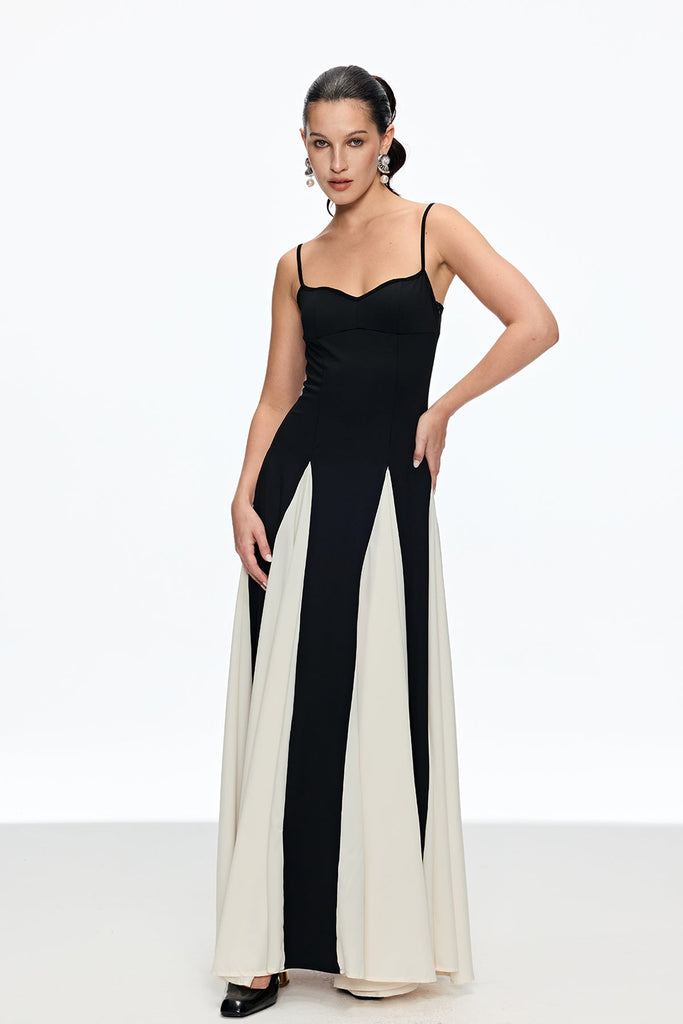 Adiel Deconstruct Ruch Spaghetti Maxi Dress - Stylish beautiful dress for special occasions | Buy Online