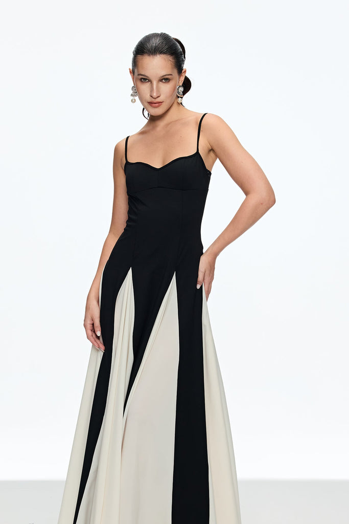 Stylish beautiful dress | Adiel Deconstruct Ruch Spaghetti Maxi Dress - Ideal for special occasions