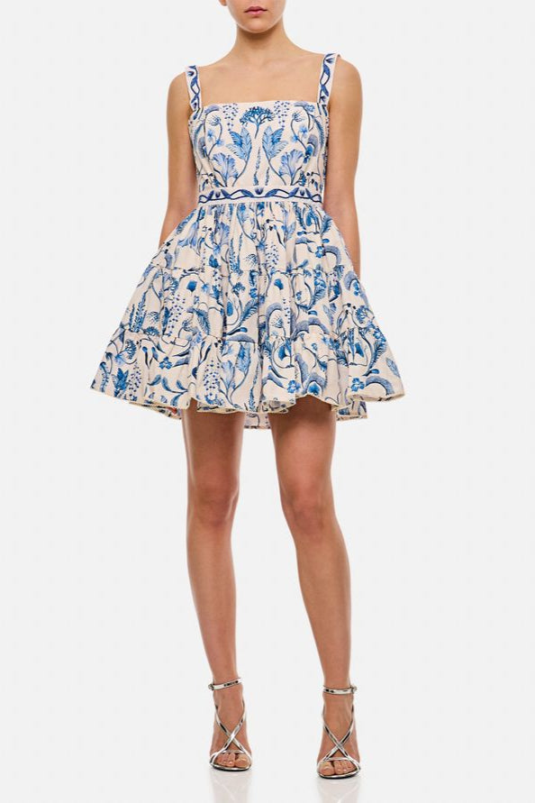 Embroidered Mini Dress - Stylish red dress for special occasions | Buy Online