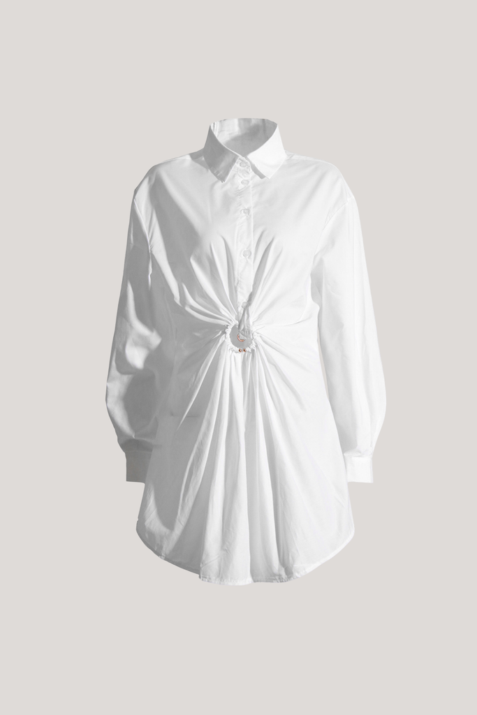 Ahanu Ruch Cutout Shirt - Stylish beautiful dress for special occasions | Buy Online