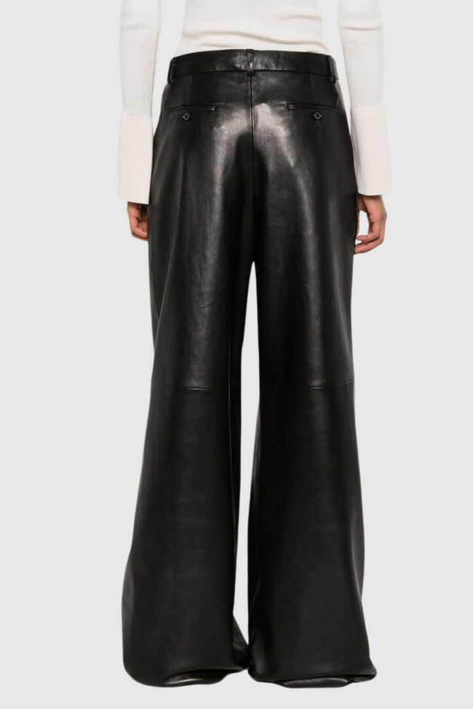 Shop  beautiful dress - Perfect for special occasions | Aiattaua Leather Wide Pants