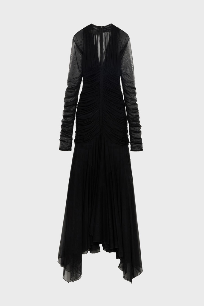 Shop  beautiful dress - Perfect for special occasions | Ailana V-Neck Ruched Tulle Maxi Dress