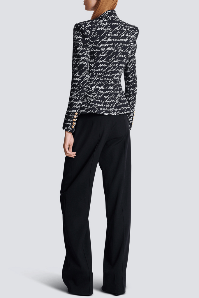 Ailis Print Buttoned Blazer - Stylish beautiful dress for special occasions | Buy Online