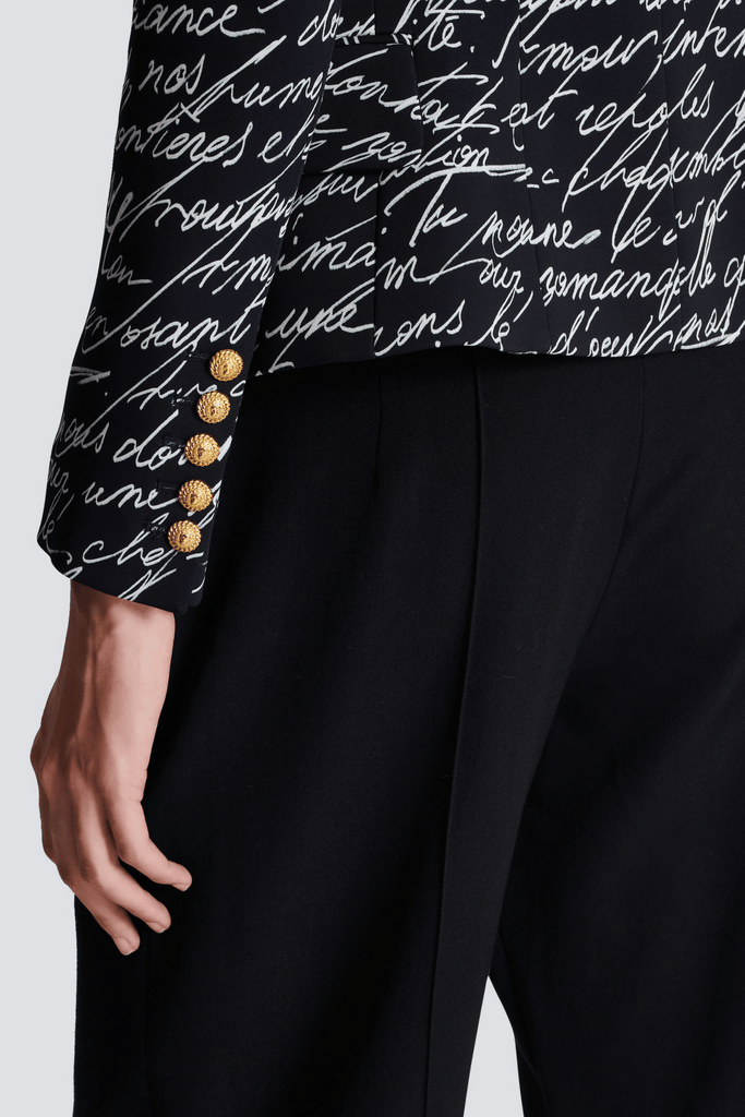 Stylish beautiful dress | Ailis Print Buttoned Blazer - Ideal for special occasions