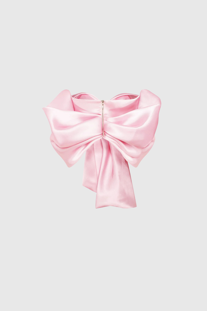 Stylish beautiful dress | Ainslie Bow Cross Off Shoulder Satin Top - Ideal for special occasions