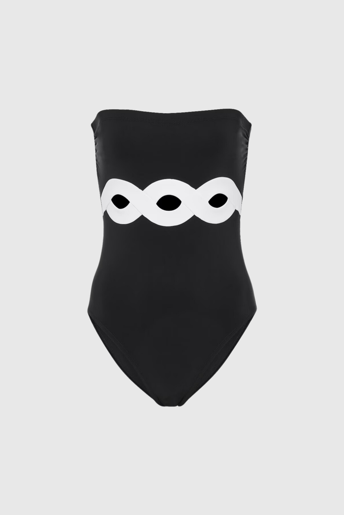 Shop  beautiful dress - Perfect for special occasions | Alexey Strapless Cutout One Piece Swimsuit