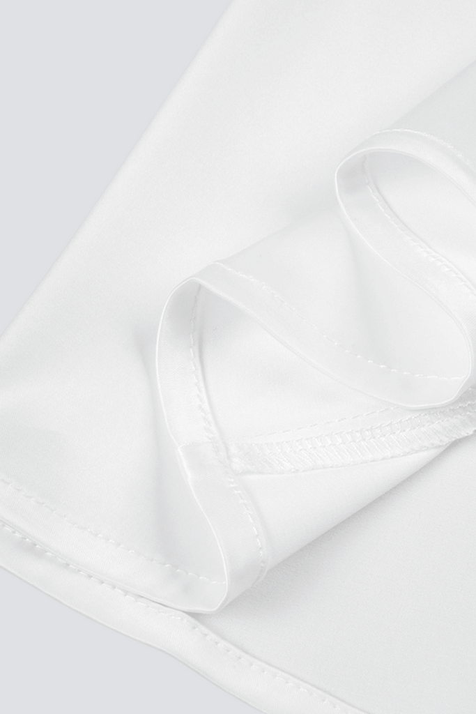 Shop  red dress - Perfect for special occasions | ALFREDO SATIN CUTOUT VELVET MAXI DRESS - WHITE